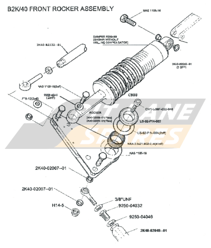 B2K/40 FRONT ROCKER ASSEMBLY